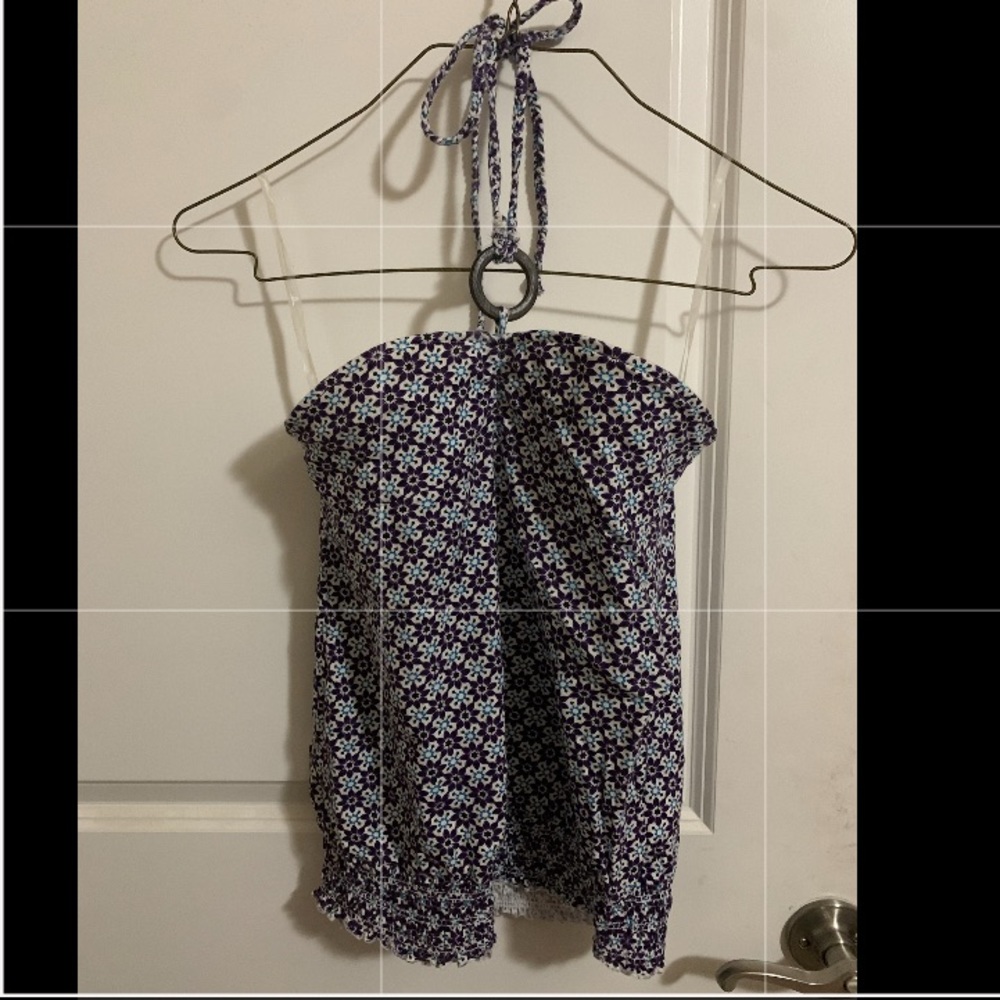 Medium halter floral shirt